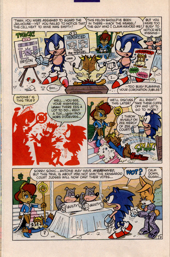 Sonic - Archie Adventure Series November 1996 Page 9